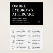 Moderne eenvoudige Ombre Powder breekt advies na d Visitekaartje (Voorkant /achterkant)