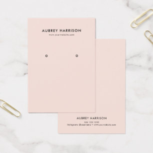 Moderne Eenvoudige Oorsprongsweergave Visitekaartje