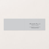 Moderne Eenvoudige Plain Minimalist Professioneel  Visitekaartjes (Buitenkant ongevouwen)