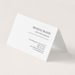 Moderne Eenvoudige Professionele Minimalistische L Visitekaartjes