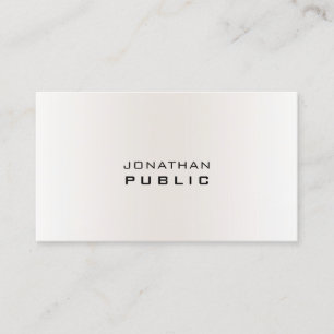 Moderne, eenvoudige professionele Sjabloon elegant Visitekaartje