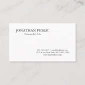 Moderne, eenvoudige professionele Sjabloon Visitekaartje (Voorkant)