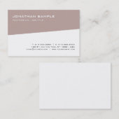 Moderne, eenvoudige professionele Sjabloon Visitekaartje (Voorkant / Achterkant)