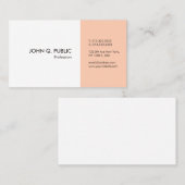 Moderne, eenvoudige professionele Sjabloon Visitekaartje (Voorkant / Achterkant)