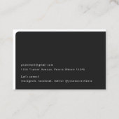 Moderne eenvoudige QR-codenetwerken persoonlijk Visitekaartje (Achterkant)