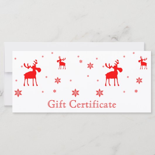 Moderne, eenvoudige rode, losse schroefkaart (Voorkant)