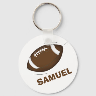 Moderne, eenvoudige Rustige Football Sports Custom Sleutelhanger