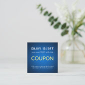 Moderne Eenvoudige Salon Korting Korting Coupon (Staand voorkant)