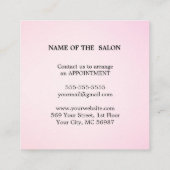 Moderne Eenvoudige Salon Korting Korting Coupon (Achterkant)