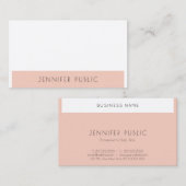 Moderne, eenvoudige Sjabloon, geavanceerde profess Visitekaartje (Voorkant / Achterkant)