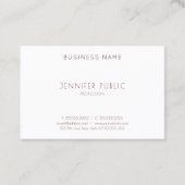Moderne eenvoudige Sjabloon professionele trendkle Visitekaartje (Achterkant)