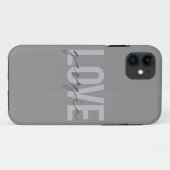 Moderne, eenvoudige, stedelijke, coole design Love Case-Mate iPhone Case (Achterkant (horizontaal))