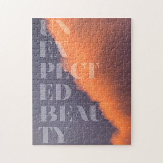 Moderne, eenvoudige, stedelijke vormgeving van onv legpuzzel (Verticaal)