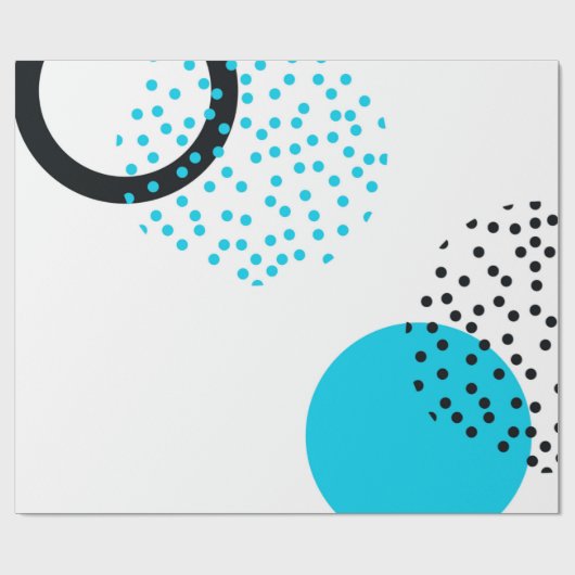 Moderne, eenvoudige, trendy, stadscyclus grafisch cadeaupapier (Vlak)