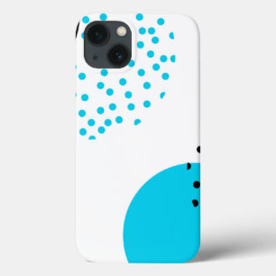 Moderne, eenvoudige, trendy, stadscyclus grafisch iPhone 13 hoesje