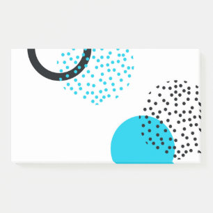 Moderne, eenvoudige, trendy, stadscyclus grafisch post-it® notes