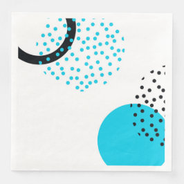 Moderne, eenvoudige, trendy, stadscyclus grafisch servet