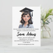 Moderne eenvoudige verpleging pinning ceremonie ui kaart (Staand voorkant)