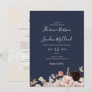 Moderne eenvoudige vlooienmarine in één keer kaart