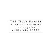 Moderne eenvoudige weddenschap  zelfinktende stempel (Design)