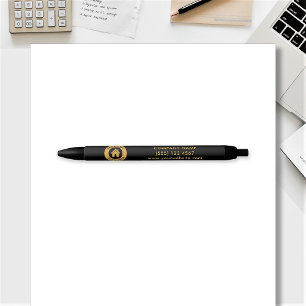 Moderne eenvoudige zakelijke Logo en aangepaste te Blauwe Inkt Pen