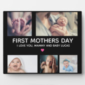 Moderne eerste Moederdag fotocollage Keepomwille Fotoplaat (Voorkant)