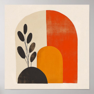 Moderne Eetkamer Decor Minimalistische Kunst Wand Poster