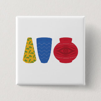 Moderne Egyptische Vazen Knop Vierkante Button 5,1 Cm