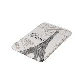 moderne  Eiffeltoren Badmat (Gekanteld)