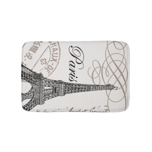 moderne  Eiffeltoren Badmat (Voorkant)