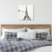 moderne  Eiffeltoren Canvas Afdruk (Insitu (Slaapkamer))