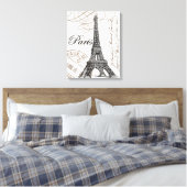 moderne Eiffeltoren Canvas Afdruk (Insitu (Slaapkamer))