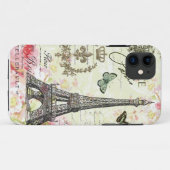 moderne eiffeltoren in frankrijk Case-Mate iPhone case (Achterkant (horizontaal))