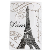 moderne Eiffeltoren Medium Cadeauzakje (Achterkant)