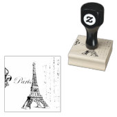 MODERNE  EIFFELTOREN 	RUBBERSTEMPEL (Gestempeld)