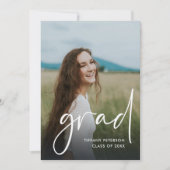 Moderne eindexamenfoto's van middelbare scholen kaart (Voorkant)