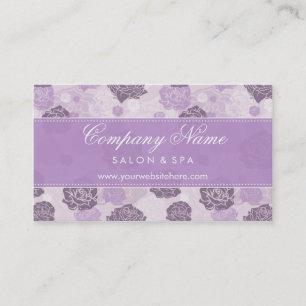 Moderne Elegance Floral Rozen Visitekaartjes