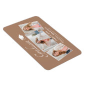 Moderne | Elegant 3 Photo Grad Magnet Faire-part (Côté Droit)