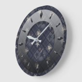 Moderne, élégant, abstrait, décoratif, horloge (Angle)