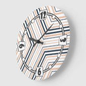 Moderne, élégant, abstrait, décoratif, horloge (Angle)