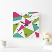 Moderne, élégant, abstrait, décoratif, horloge (Maison)