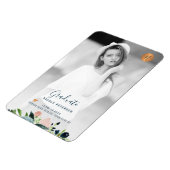 Moderne elegant afstuderen fotobedekking magneet (Linkerzijde)