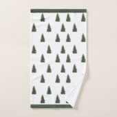 Moderne Élégant Arbre de Noël de Style Tendance (Serviette à main)