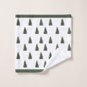 Moderne Élégant Arbre de Noël de Style Tendance (Gant de toilette)