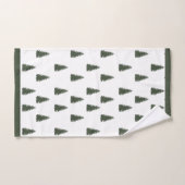 Moderne Élégant Arbre de Noël de Style Tendance (Serviette à main)
