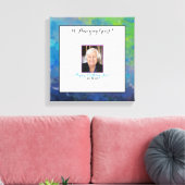 Moderne élégant avec votre canevas de livre d'invi (Insitu(Salon))