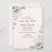 Moderne Elegant | Bewerkbare Trouw Uitnodiging (Voorkant)