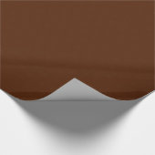 Moderne  elegant Brown Cadeaupapier (Hoek)