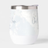 Moderne Élégant Chic Sur Nuage Neuf Fête des marié (Gauche)