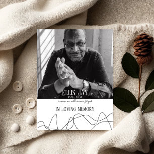 Moderne   Élégant   Conservation   Carte de prière